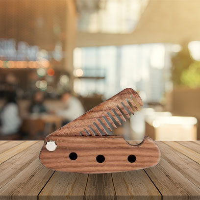 Weirdy Beardy Folding Beard Comb