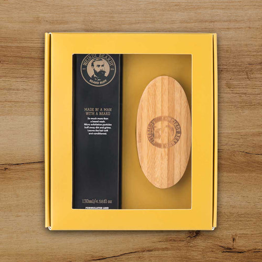 Beard Buff 130ml + Beard Brush