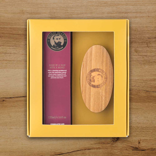 Shaving Cream 130ml + Beard Brush